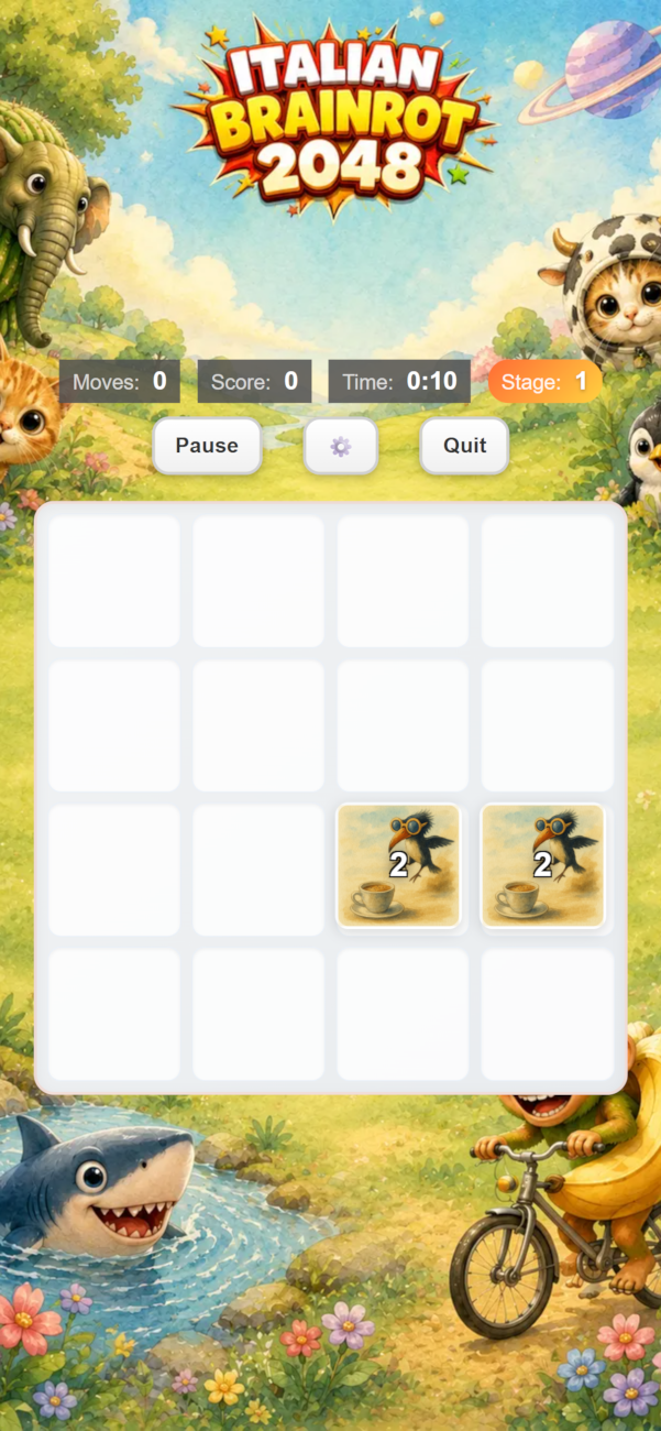 Italian Brainrot 2048 screenshot 5