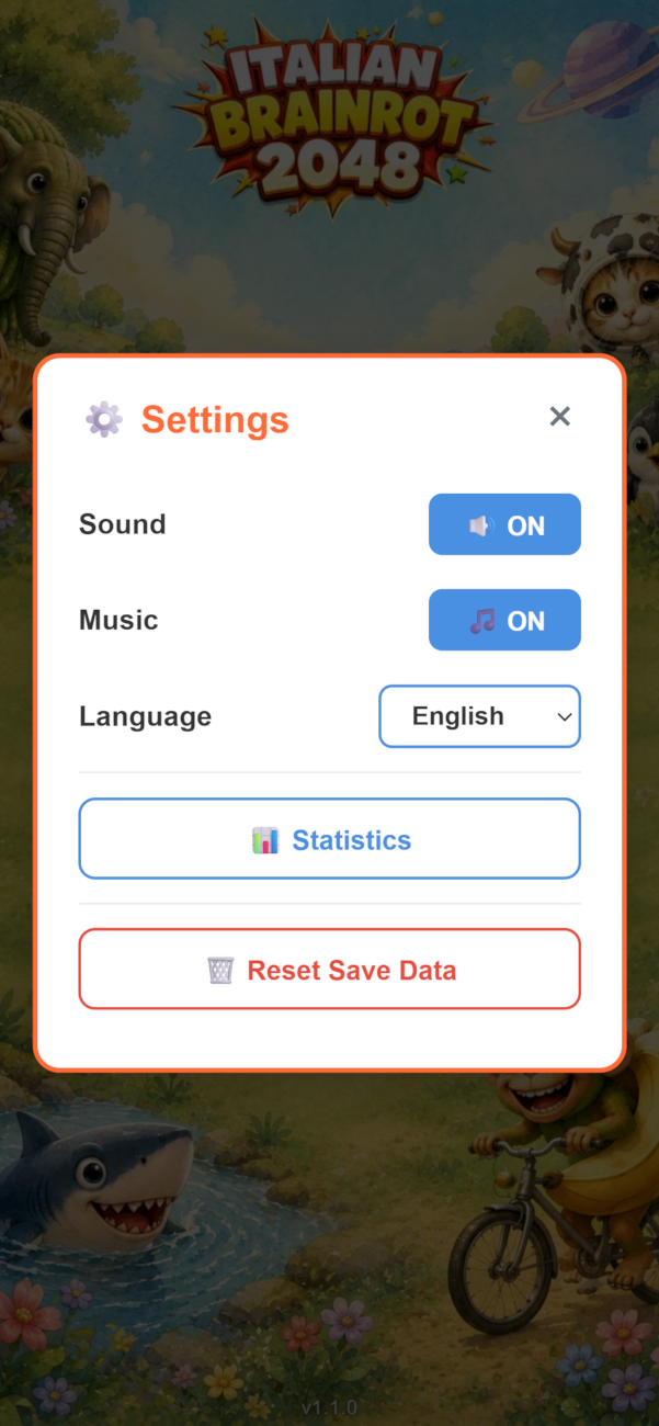 Italian Brainrot 2048 screenshot 6